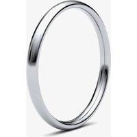 Platinum 2.0mm Medium Court Wedding Ring 2LMC-PT