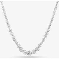 9ct White Gold Certificated Lab Grown 5.00ct Brilliant Cut Diamond Tennis Necklace LGN23469-500SFN (WG)