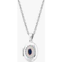 Clogau Princess Diana Sapphire Locket Necklace 3SLDD0072