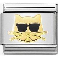 Nomination CLASSIC Gold Cat With Sunglasses Charm 030272/44