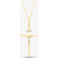 9ct Yellow Gold Large Crucifix Pendant 1.64.0063