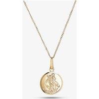 9ct Gold St Christopher and Chain