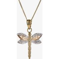 9ct 3 Colour Dragonfly Pendant 3.63.1103