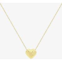 9ct Gold Diamond Cut Heart Pendant 1.19.6344