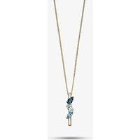 9ct Gold Topaz Degrade Stick Pendant Necklace GP2088T GN141