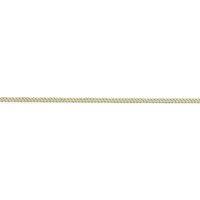 9ct Yellow Gold 18inch Light Filed Curb Chain G12FC18