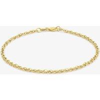 9ct Yellow Gold 7 Inch Prince of Wales Chain Bracelet 1.29.4301