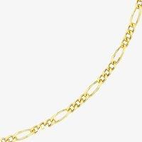 9ct Gold 1.8mm Diamond Cut 18 Inch Figaro Chain 1.15.0034