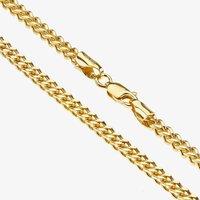 9ct Yellow Gold 18 Inch Foxtail Chain FRN060