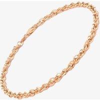 9ct Rose Gold 7.5 Inch Prince of Wales Chain Bracelet 5.29.4322