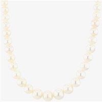 9ct Gold 16 Inch Graduated Freshwater Pearl Necklace POZ827SD