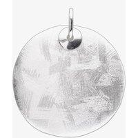 Bastian Silver Textured Round Disc Pendant Only 12712