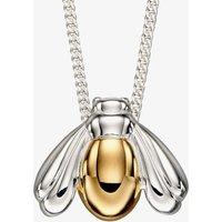Sterling Silver Two-Tone Bumblebee Necklace P4678 N2326