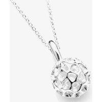 Rachel Galley Mini Globe Silver Pendant Necklace G105-SV
