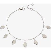 Sterling Silver Multi Leaf Bracelet B5147