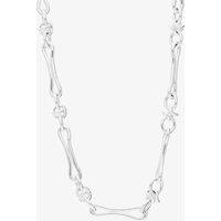 Silver Fancy Figaro Necklace V19-9345-SS18