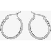 Sterling Silver 20mm Square-Tube Hoop Earrings 8.53.9109