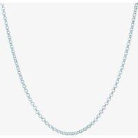 Silver 16inch Round Belcher Chain N458