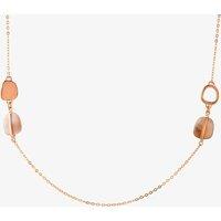 Lola Rose Ladies Bassa Rose Gold Plated Agate Charm Necklace 1M0187 219000