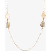 Lola Rose Ladies Bassa Gold Plated Labradorite Charm Necklace 1N0236 063000