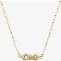 Silver Sparkle Gold Infinity Bow Necklace DP346CAA0.5(T)