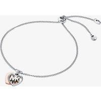 Michael Kors Stainless Steel Two Colour Double Heart Adjustable Bracelet MKC1294AN931