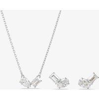 Swarovski Mesmera Mixed Cuts Rhodium Plated Jewellery Set 5665829