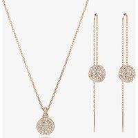 Swarovski Meteora Rose Gold Tone Plated Jewellery Set 5683451