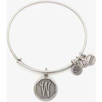 ALEX AND ANI Initial 'W' Charm Bangle A13EB14WS