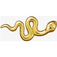 Maanesten Medusa Gold Plated Snake Single Stud Earring 9840A