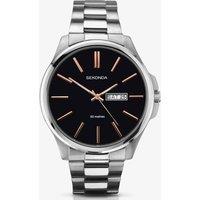 Sekonda Classic Stainless Steel Black Dial Watch 1097