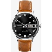 Sekonda Heritage Tan Leather Strap Watch 1947