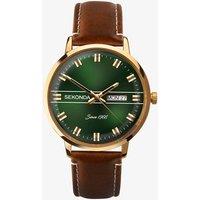 Sekonda Heritage Brown Leather Strap Watch 1949