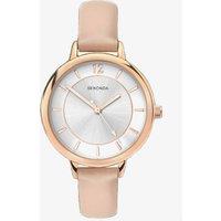 Sekonda Elegance Rose Gold & Cream Strap Watch 2137