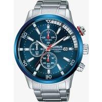 Lorus Mens Chronograph Blue Dial Bracelet Watch RM359CX9