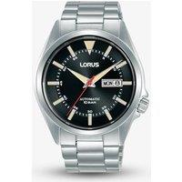 Lorus Silver & Black Automatic Watch RL417BX9