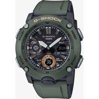 Casio G-Shock Classic Carbon Dual Display Green Plastic Strap Watch GA-2000-3AER