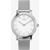 Timex Ladies Transcend Mesh Silver Dial Watch TW2U86700