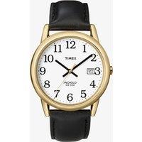 Timex Mens Easyreader Gold Plated Case Watch T2H291