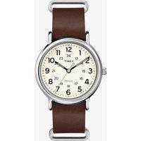 Timex Mens Weekender Cream Dial Watch T2P495D7