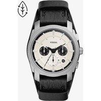 Fossil Mens Machine Black Chronograph Watch FS5921