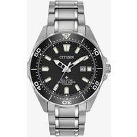 Citizen Mens Promaster Diver Black Dial Titanium Bracelet Watch BN0200-56E