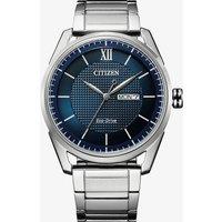 Citizen Mens Eco-Drive Blue Dial Watch AW0081-54L