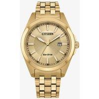 Citizen Mens Eco-Drive Gold Tone Watch BM7532-54P