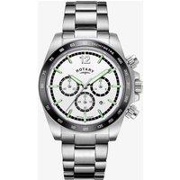 Rotary Mens Henley Chronograph White Dial Watch GB05440/02