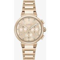 BOSS One Rose Gold Plated Crystal Watch 1502678