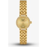 Tissot Lovely Round Gold Plated Diamond Watch T140.009.63.026.00