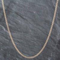 Pre-Owned 9ct Yellow Gold 25 Inch Curb Chain 41011068