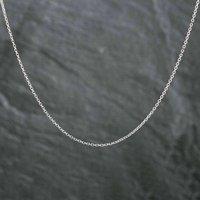 Pre-Owned 9ct White Gold 21 Inch Trace Chain 410200173