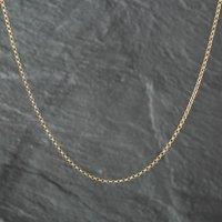 Pre-Owned 9ct Yellow Gold Round 18 Inch Belcher Chain 41021054